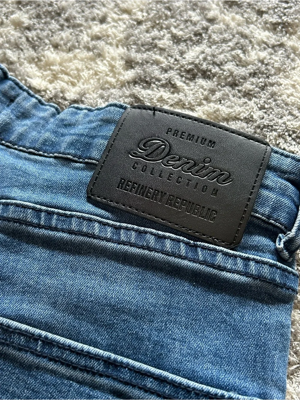 Men's Refinery Republic Skinny Jeans in Medium Blue 30x30
